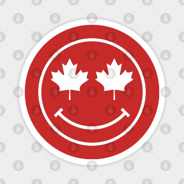 CANADIAN SMILEY Magnet by Tamnoonog